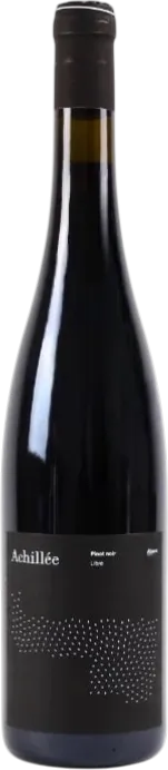 vue du vin Pinot Noir Libre Domaine Achillée Alsace Rouge