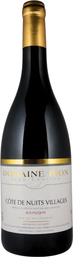 image du vin Cote de Nuits Villages Rouge Aux Fauques 2020 Rion Jean-Charles