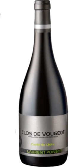 vue du vin Domaine Laurent Ponsot Clos de Vougeot Grand Cru 'Cuvee du Cedre'