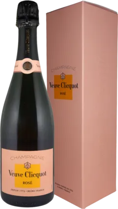 image du vin Champagne Veuve Clicquot Rose Signature Etui
