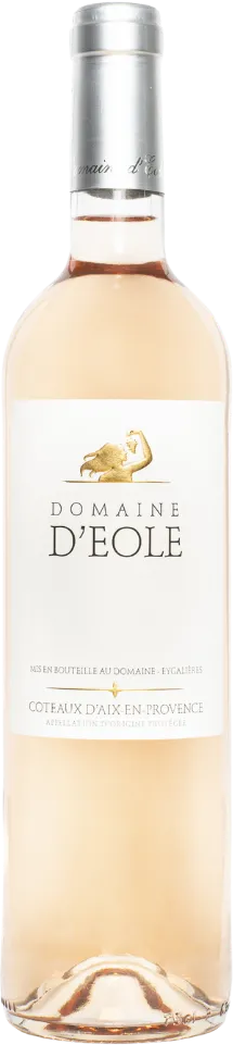 vue du vin Coteaux d’Aix en Provence Domaine Eole Rose 2025 Bio