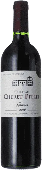 vue du vin Château Cheret Pitres Graves Aop Graves