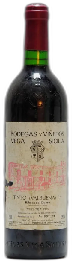 aperçu du vin 1992 Vega Sicilia, Tinto Valbuena 5 Ribera Del Duero