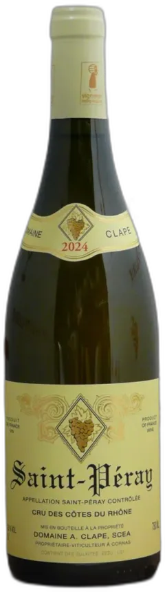 aperçu du vin Saint-Péray Domaine Clape 2024