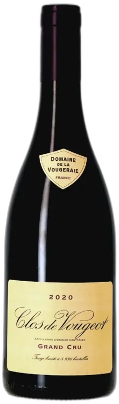 illustration du vin Domaine de la Vougeraie, Clos de Vougeot, Grand Cru, 2020