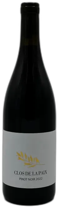 capture du vin Pinot Noir Walker Bay Clos de la Paix 2022