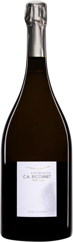 capture du vin Domaine c H. Piconnet Champagne Brut Nature "3 Cépages - Vendange 2019" Blanc Vendange 2019 Dégorgement 07 2023