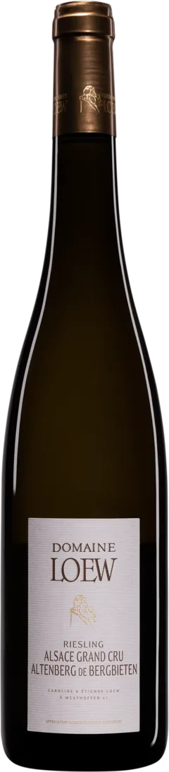 photo du vin Domaine Etienne Loew Alsace Grand Cru Altenberg de Bergbieten Riesling Blanc