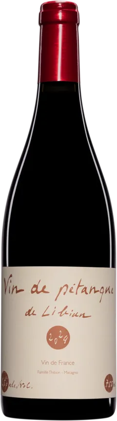 photos du vin Domaine Mas de Libian Vin de France "Vin de Pétanque" Rouge 2024