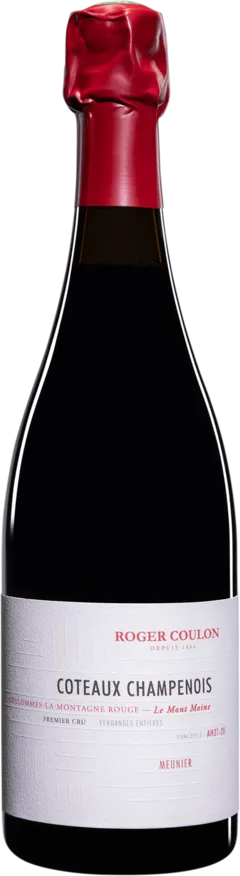 photo du vin Domaine Roger Coulon Coteaux Champenois 1er Cru "le Mont Moine" Rouge 2020