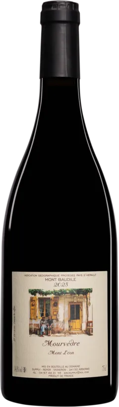 image du vin Domaine Supply-Royer Vin de Pays d’Hérault Mont Baudile "Mourvèdre Mont Léon" Rouge