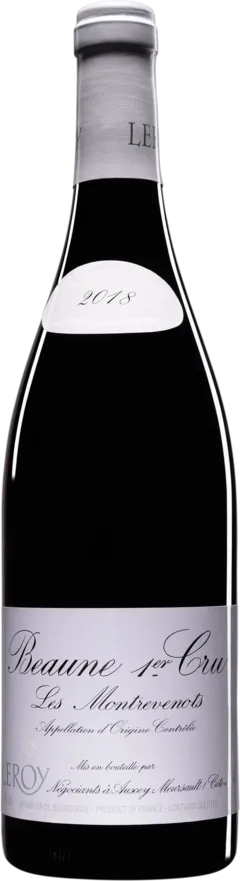 vue du vin Maison Leroy Beaune 1er Cru "les Montrevenots" Rouge 2018