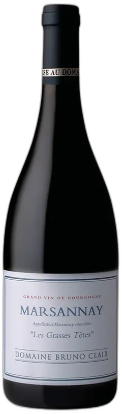 vue du vin Marsannay Aoc les Grasses Têtes Domaine Bruno Clair 2023