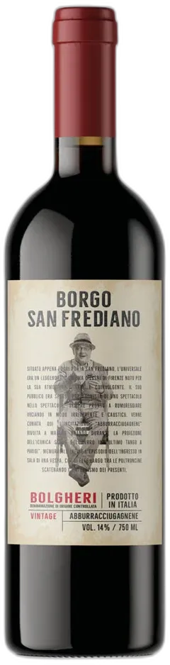 capture du vin Bolgheri Doc Abburracciugagnene Borgo San Frediano 2023