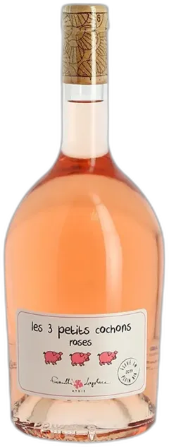 vue du vin Chateau d’Aydie "les 3 Petits Cochons Roses" Rose