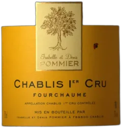 aperçu du vin Chablis 1er Cru Fourchaume Domaine Pommier