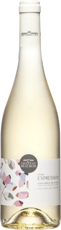 illustration du vin Expression Blanc 2024 Château Beaubois, Costières de Nîmes