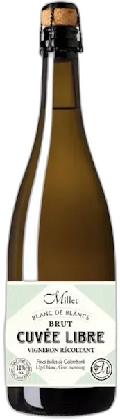 vue du vin Cuvée Libre Château de Millet Blanc de Blancs Brut