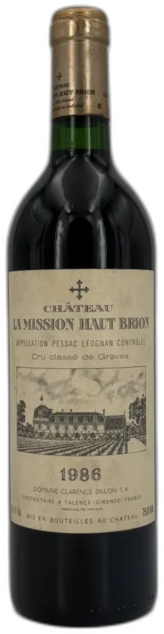 photo du vin Château la Mission Haut-Brion Cru Classé de Graves