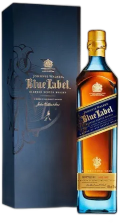 vue du vin Blue Label Johnnie Walker