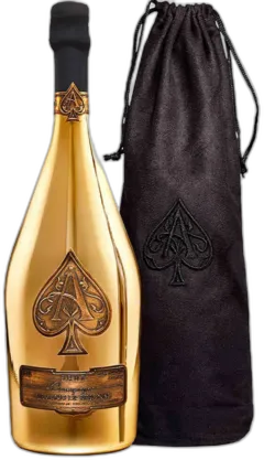 capture du vin Armand de Brignac Ace of Spades Brut Gold