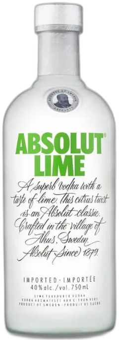 image du vin Absolut Citron Vert