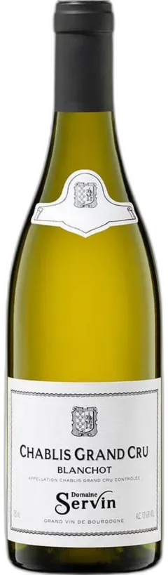 vue du vin Domaine Servin Chablis Blanchot Grand Cru
