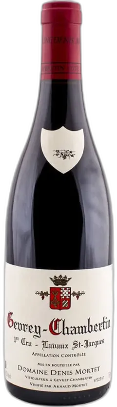 vue du vin Domaine Denis Mortet, Gevrey Chambertin 1er Cru Lavaux st Jacques
