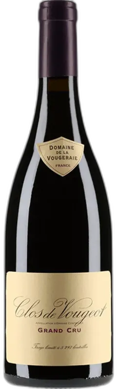 vue du vin Domaine de la Vougeraie Clos Vougeot Grand Cru