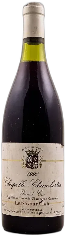 photos du vin Savour Club Chapelle Chambertin 1990