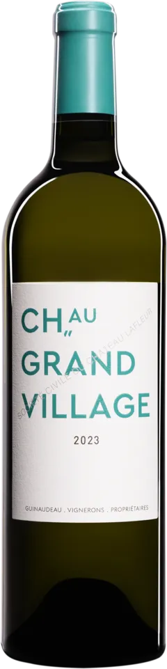 aperçu du vin Château Grand Village Bordeaux Supérieur Blanc 2023