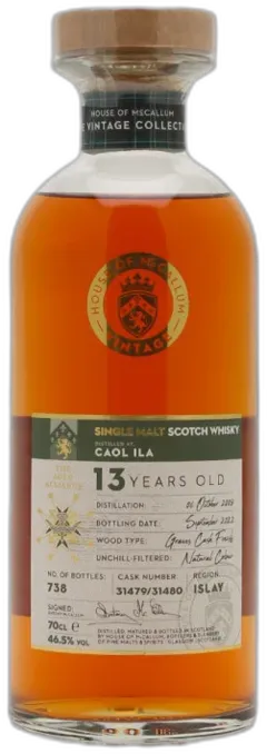 photo du vin mc Caol Ila 13 Ans