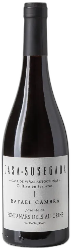 photo du vin Valencia do Tinto Casa Sosegada Bodega Rafael Cambra 2023