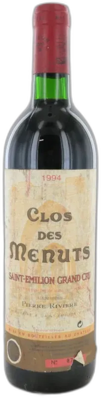 photo du vin Clos des Menuts