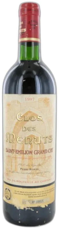 photo du vin Clos des Menuts