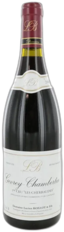 photo du vin Gevrey Chambertin 1er Cru les Cherbaudes 2007 Lucien Boillot