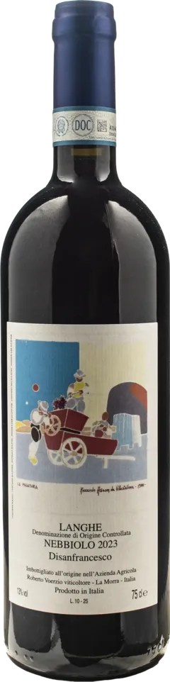 vue du vin Roberto Voerzio Langhe Nebbiolo Disanfrancesco