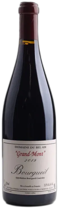 photo du vin Bourgueil Grand Mont Domaine du Bel Air