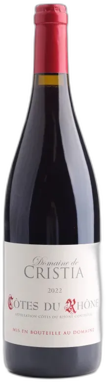 capture du vin Cotes du Rhone Domaine de Cristia
