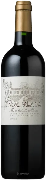 image du vin Villa Bel Air 20 Graves 2020