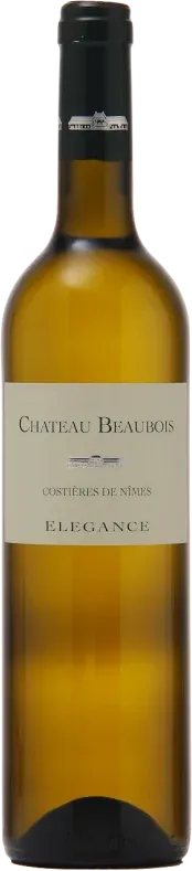 photo du vin Elégance Blanc 2022 Château Beaubois, Costières de Nîmes