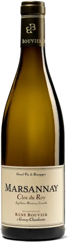 vue du vin le Clos du Roy Blanc 2020 Domaine Réné Bouvier, Marsannay