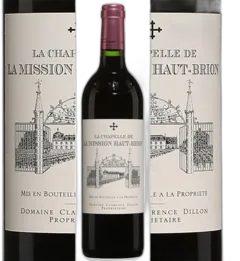 vue du vin la Mission Haut Brion 1995 Graves