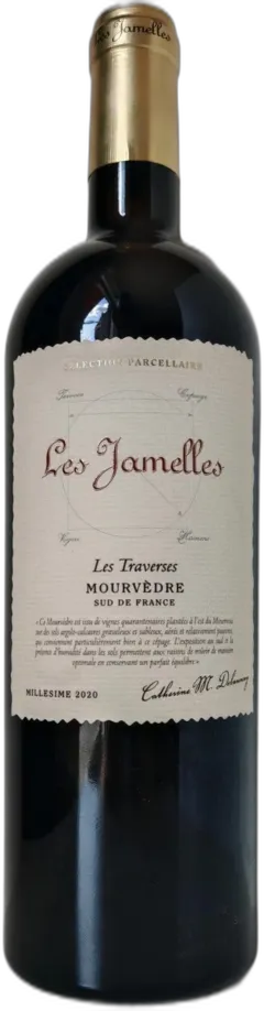 vue du vin Igp Mourvedre les Traverses Sélection Parcellaire les Jamelles