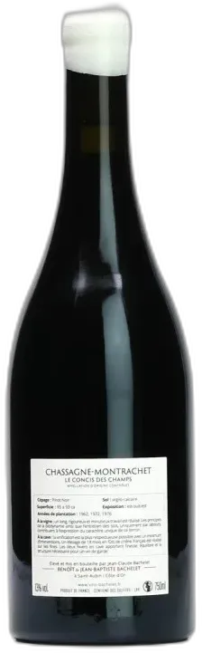 photos du vin Chassagne Montrachet Concis des Champs Bachelet