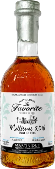 photo du vin Rhum Favorite Millesime 8ans