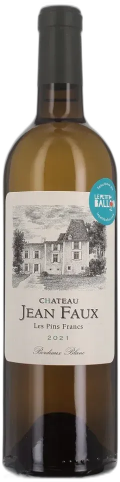 image du vin Château Jean Faux les Pins Francs Aop Bordeaux