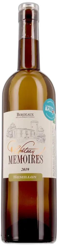 photo du vin Château Mémoires Sémillon Aop