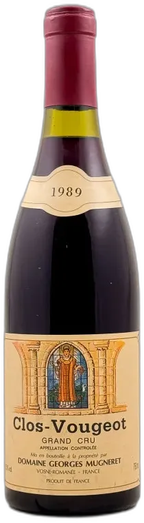 photo du vin Georges Mugneret Clos Vougeot 1989
