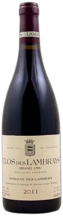 photo du vin Domaine des Lambrays Clos des Lambrays 2011